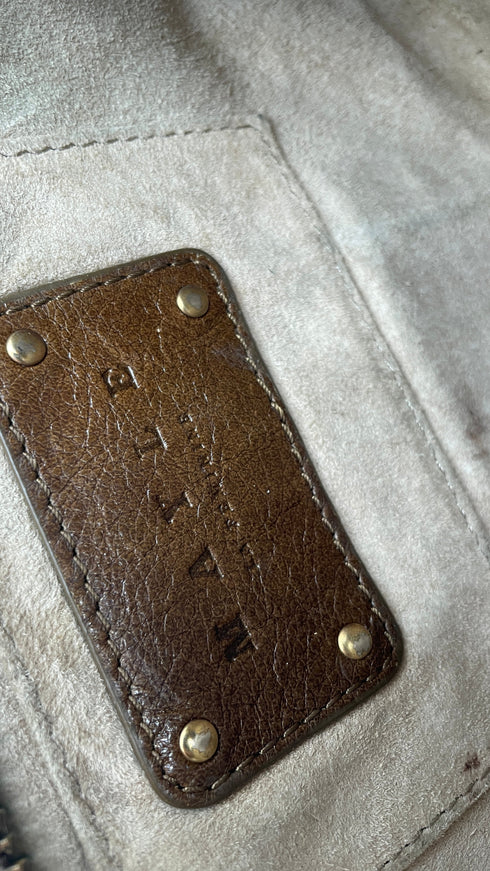 Borsa a tracolla marrone