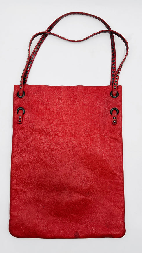 Tote bag con borchiette
