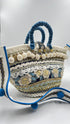 Borsa con passamanerie e perline