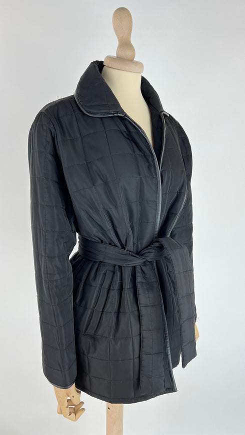 Giacca trapuntata con cintura