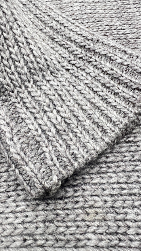 Maglione girocollo grigio