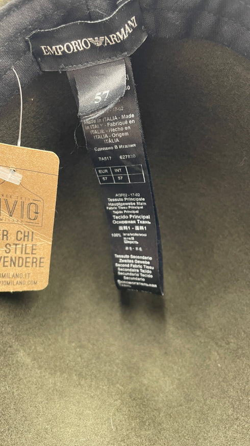 Berretto in lana verde