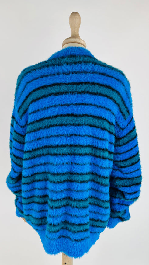 Maglione girocollo a righe