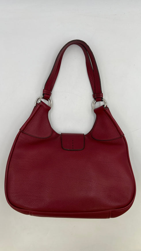 Borsa a mano "moon" rossa