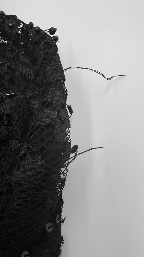 Abito corto in pizzo