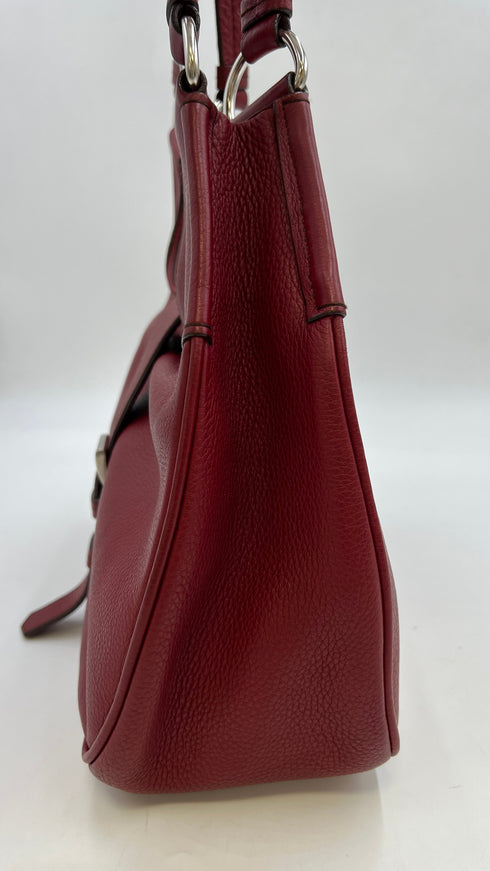 Borsa a mano "moon" rossa