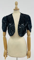 Bolero paillettes nere
