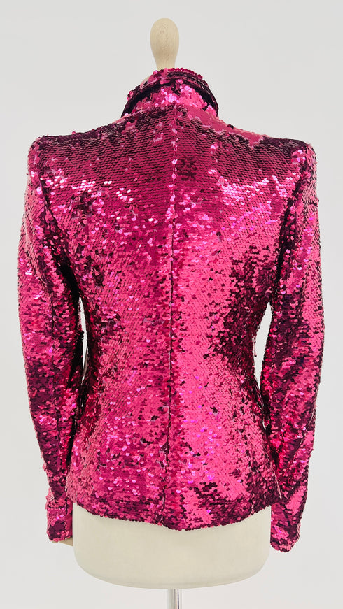 Blazer paillettato