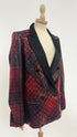 Giacca tartan paillettato