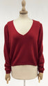 Maglia a V in cashmere