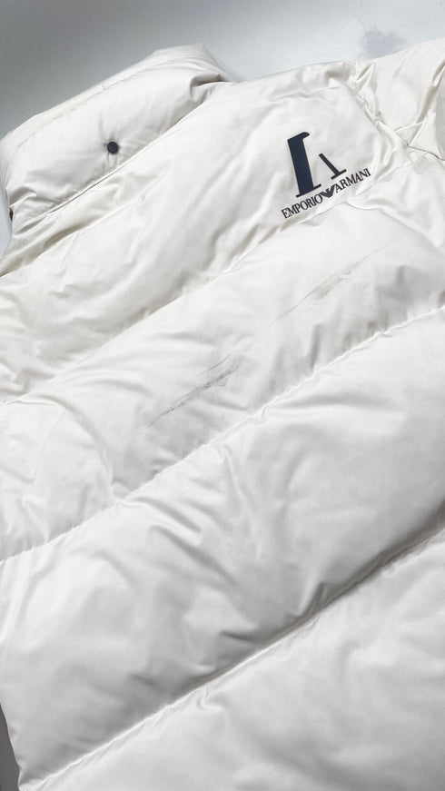 Piumino lungo bianco