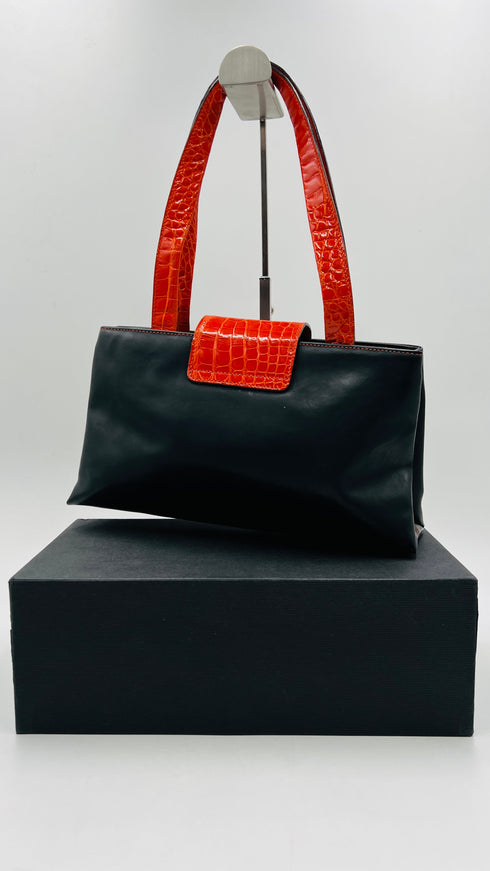 Borsa a mano in pelle