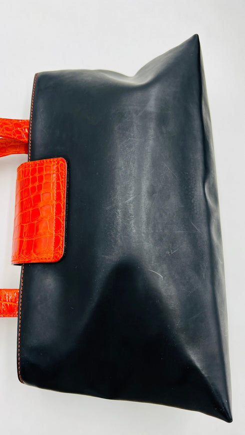 Borsa a mano in pelle