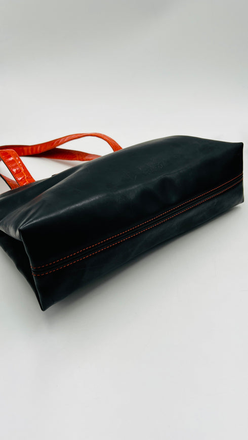 Borsa a mano in pelle