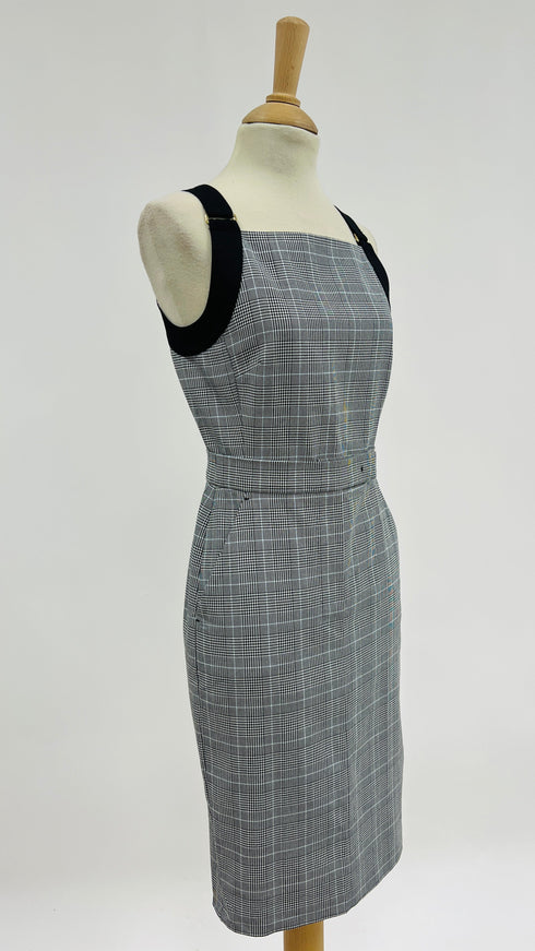 Abito corto in cotone