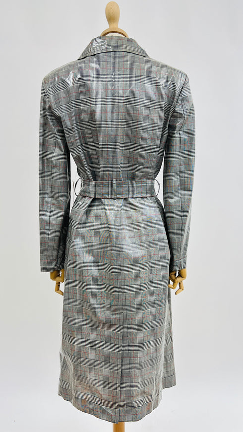 Trench tessuto cerato