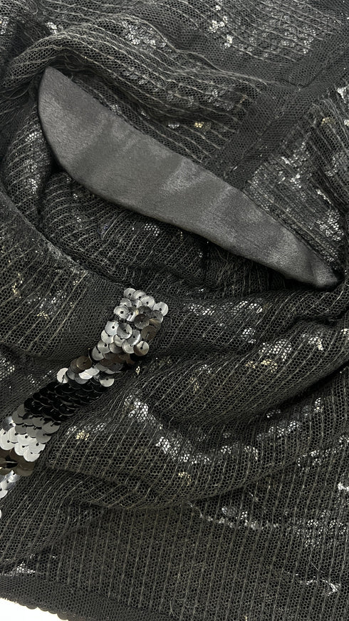 Bolero paillettes nere