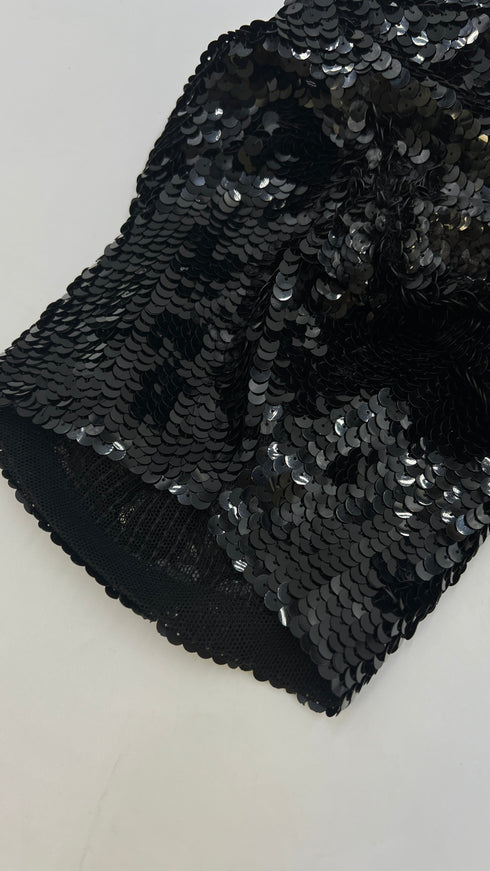 Bolero paillettes nere