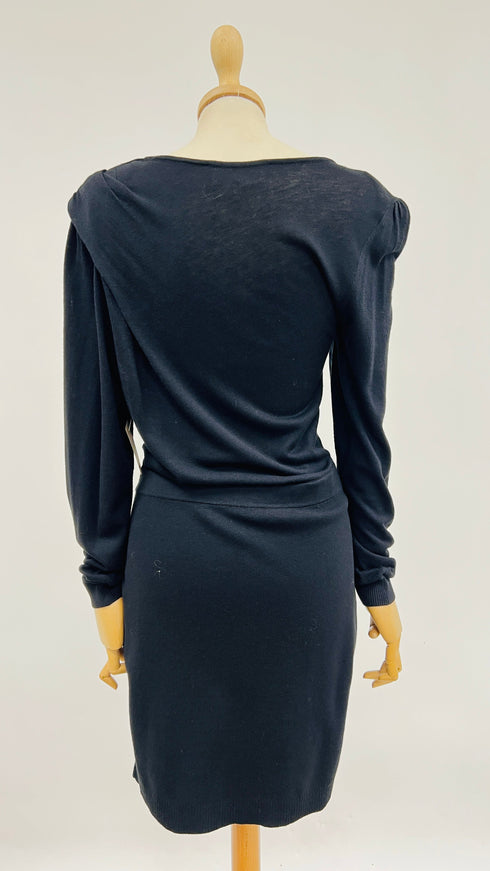 Abito corto in maglia