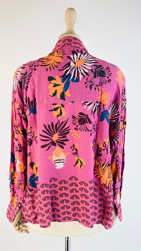 Camicia con margherite