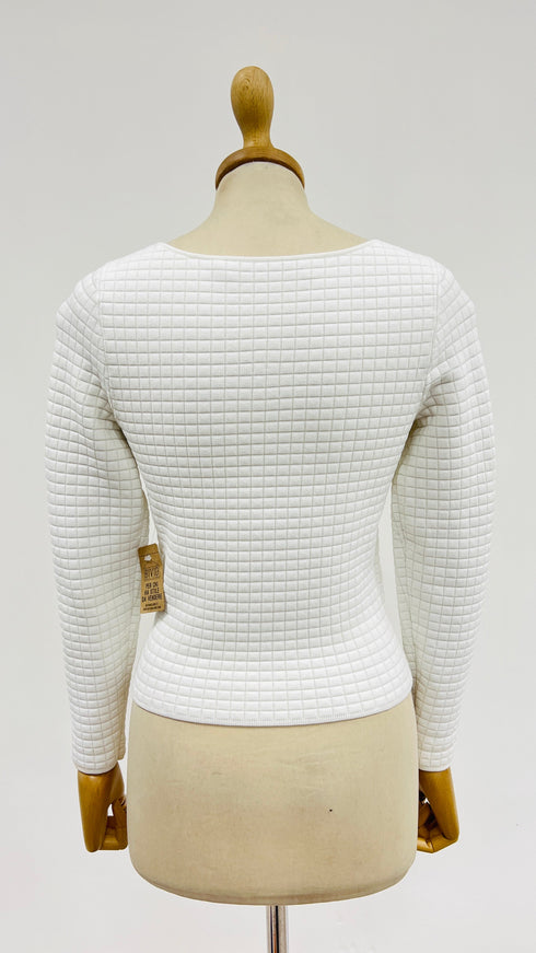 Longsleeve scollo squadrato