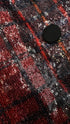 Giacca tartan paillettato