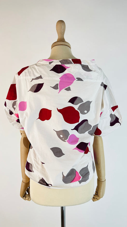 T-shirt in tessuto stampato