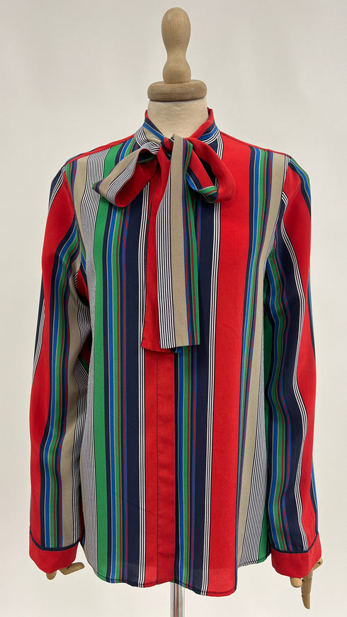 Camicia righe in seta