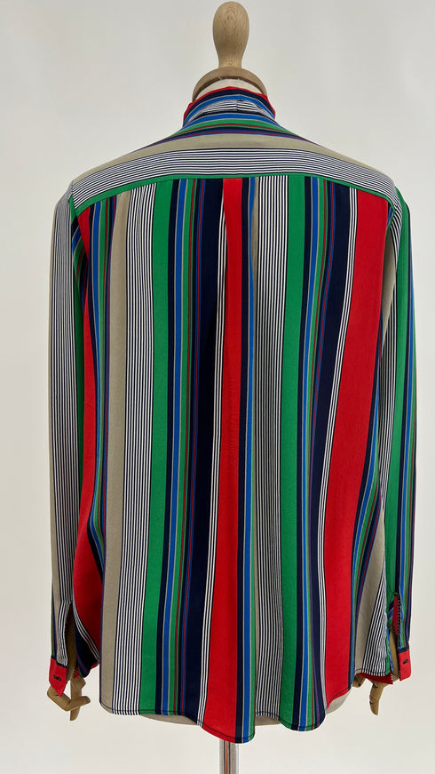 Camicia righe in seta