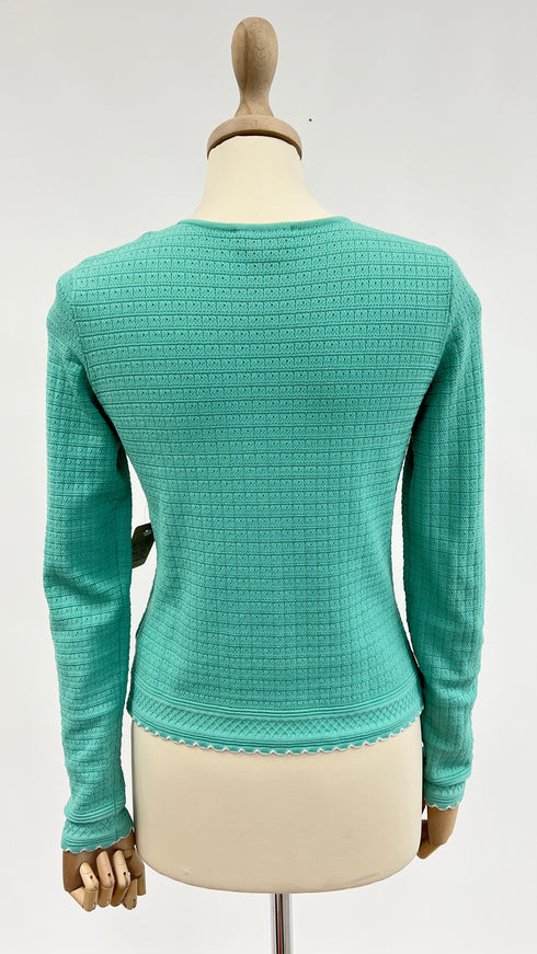 Cardigan con bottoni dorati