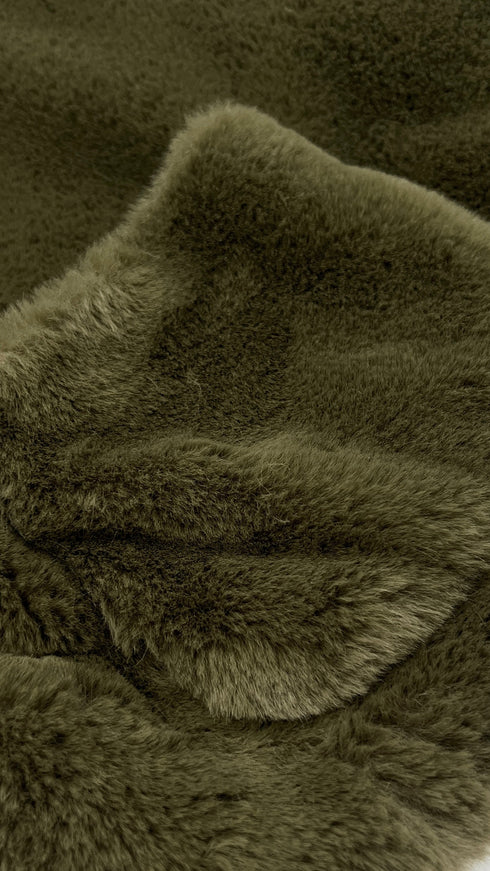 Giacca corta ecopelliccia