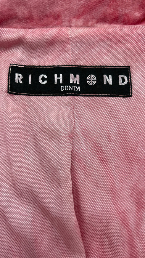 Giacca in denim bleached