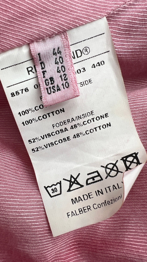 Giacca in denim bleached