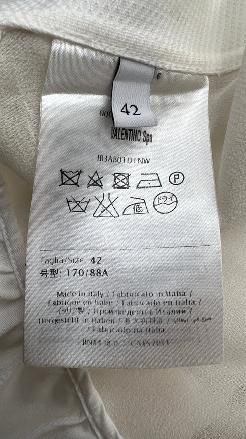 Camicia bianca in cotone-seta