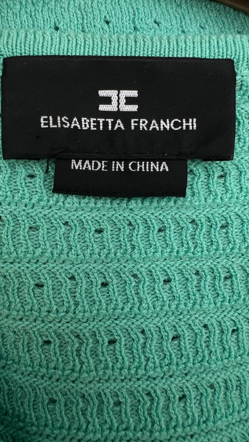 Cardigan con bottoni dorati