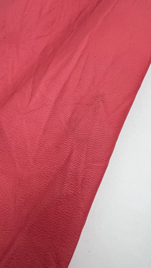 Giacca vintage pelle rosa