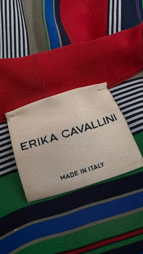 Camicia righe in seta