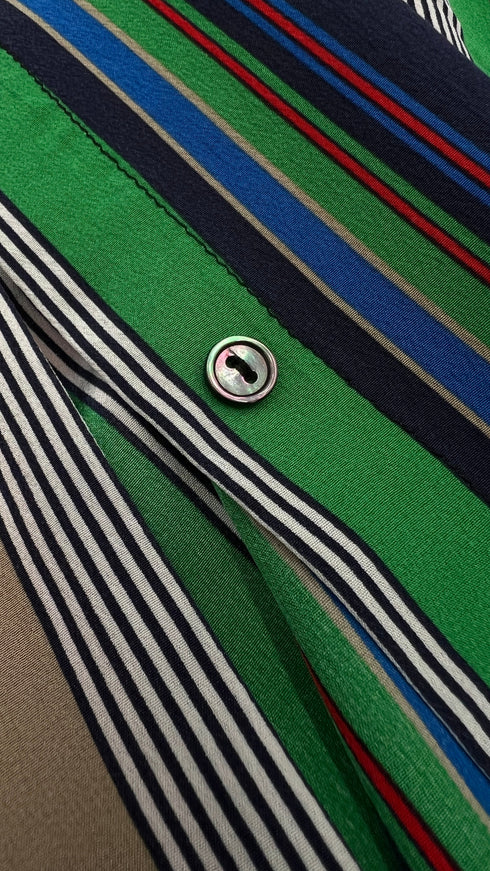 Camicia righe in seta