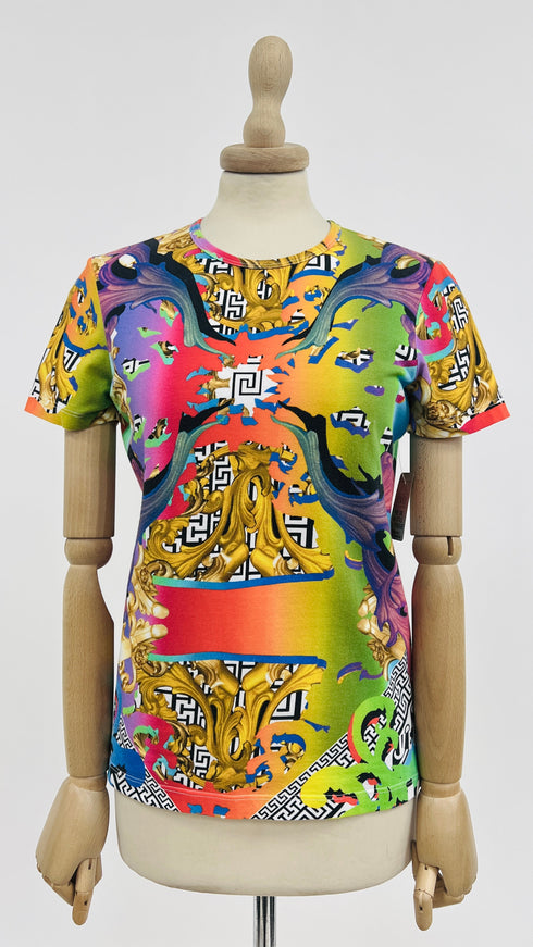 T-shirt motivo barocco