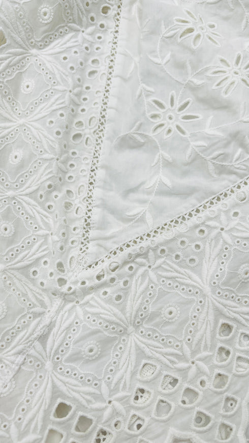 Cardigan in pizzo Sangallo