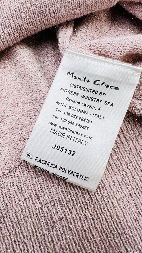 Cardigan corto lurex