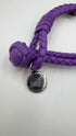 Bracciale intreccio viola