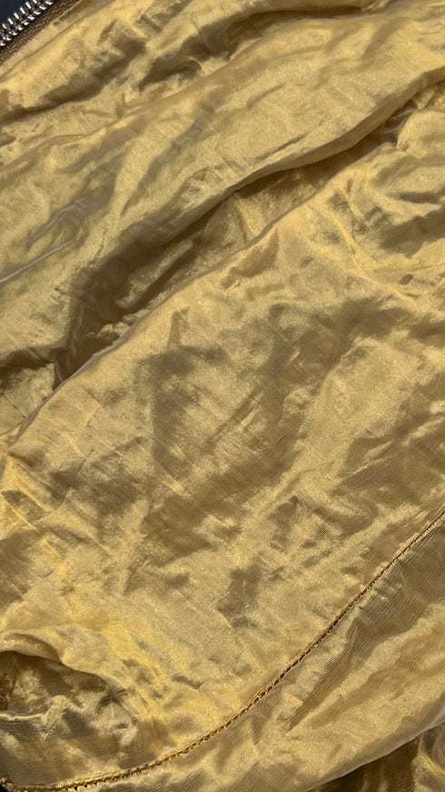 Giacca a vento dorata