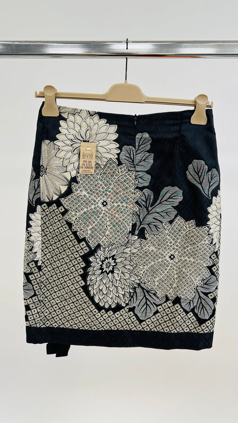 Gonna portafoglio a fiori