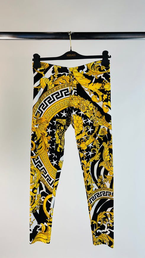Leggings stampa barocca
