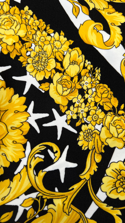 Leggings stampa barocca