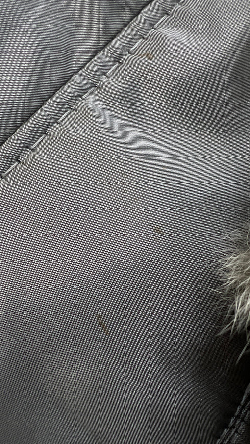 Piumino argento metallizzato