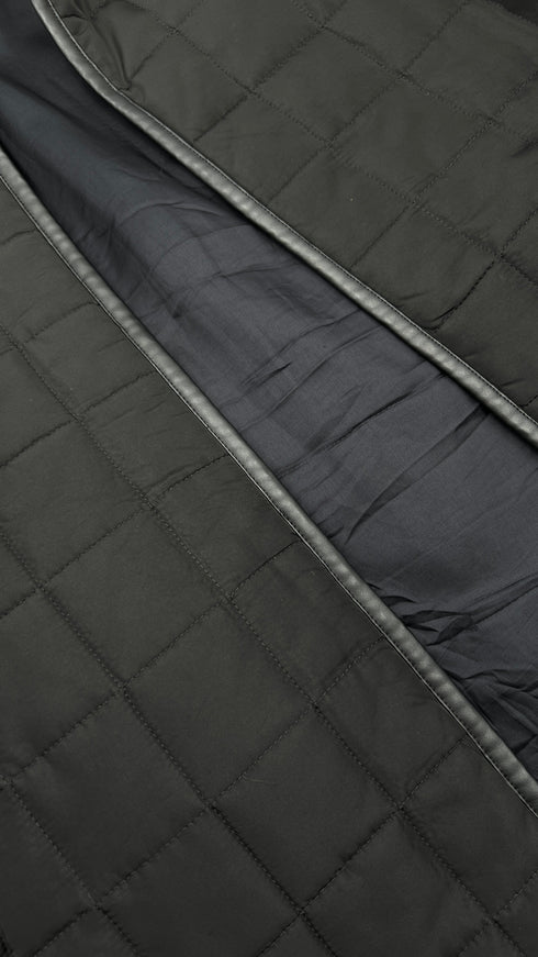 Giacca trapuntata con cintura