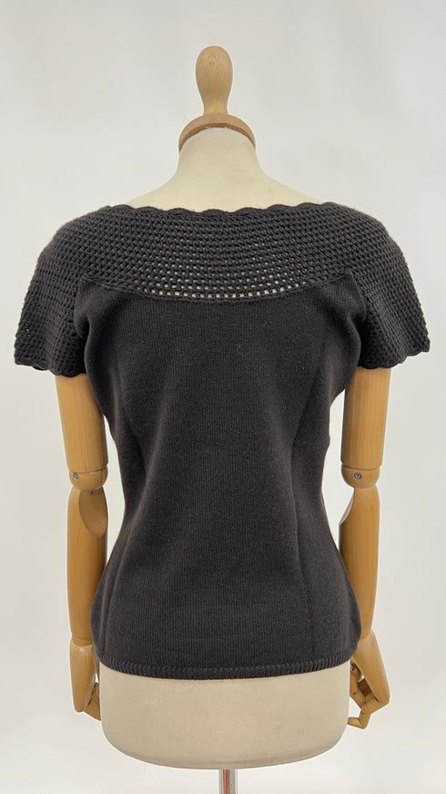 Top maglia di cashmere
