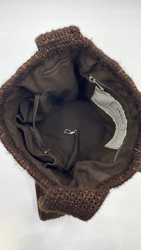 Borsa in maglia lurex